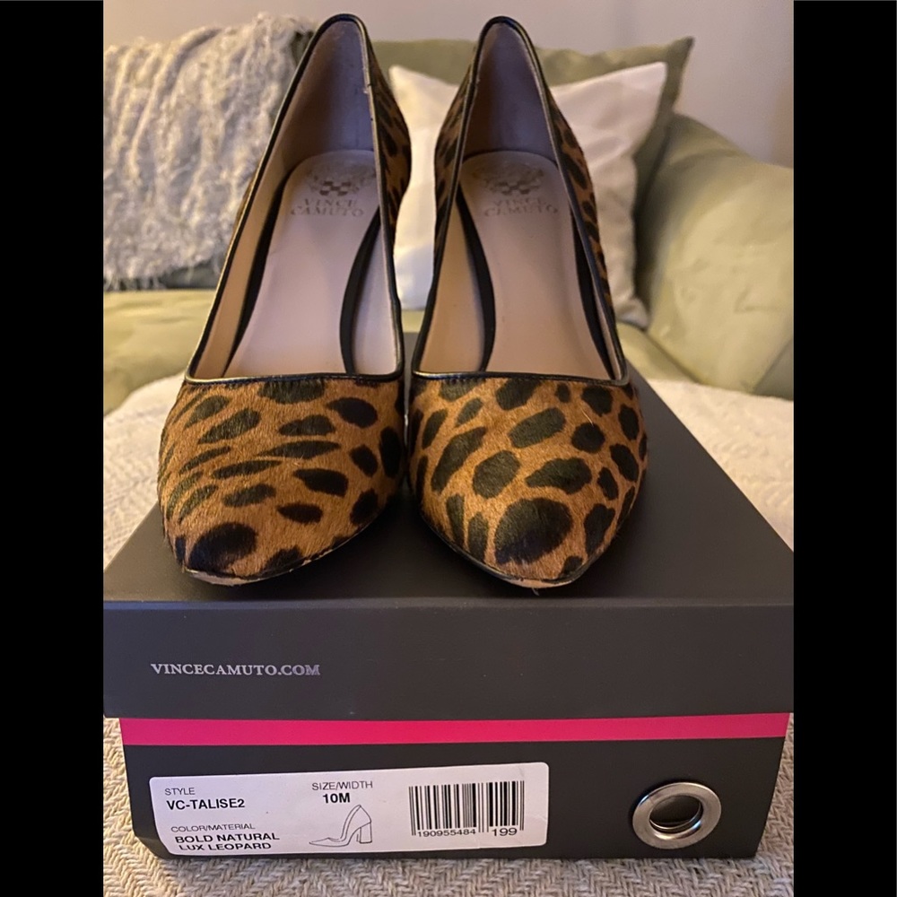 Vince Camuto Leopard Heels